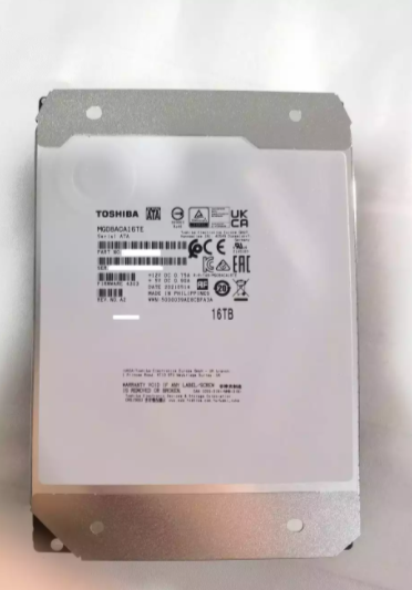 东芝16t SATA MG08ACA16TE企业级硬盘
