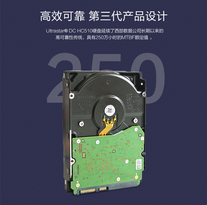  西数12T sas HUH721212AL5200企业级机械硬盘