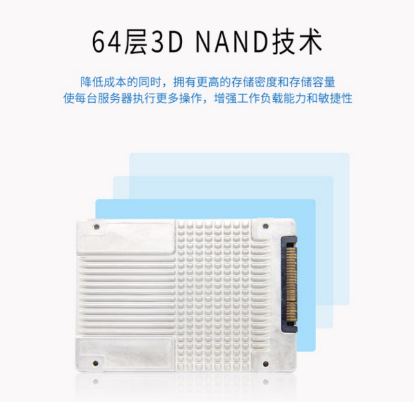英特尔P4510 2TB u.2 NVME SSDPE2KX020T801企业级固态硬盘