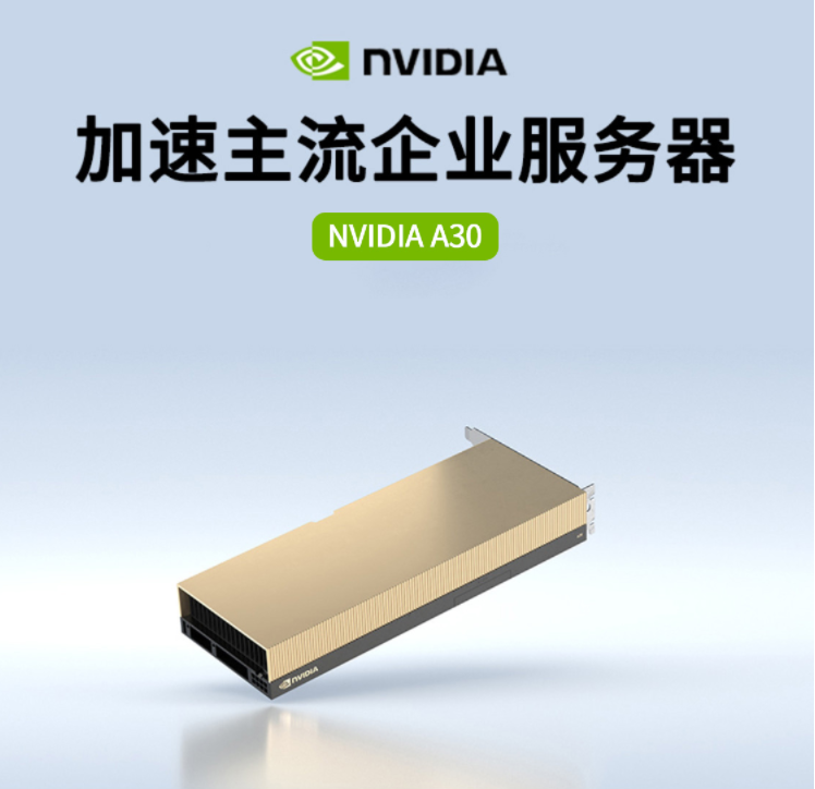 A30 24G GPU NVIDIA Tesla PCI-E AI深度学习训练推理加速HPC显卡