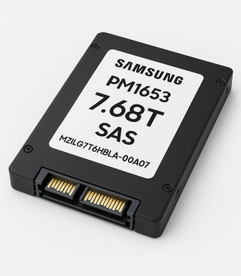 MZILG7T6HBLA-00A07 PM1653 SAS 7.68T固态硬盘