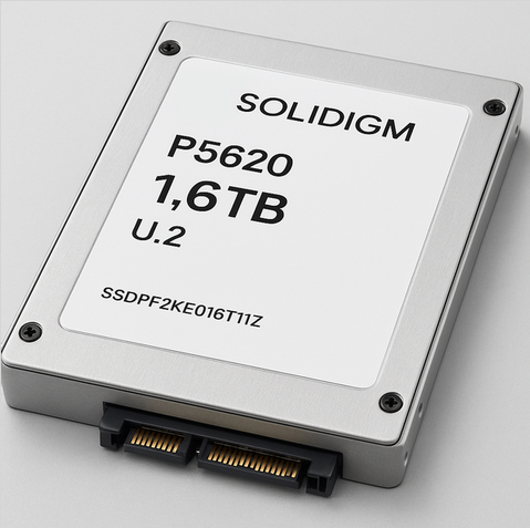 P5620 1.6TB U.2 PCIe 4.0 x4, NVMe SSDPF2KE016T11Z固态硬盘